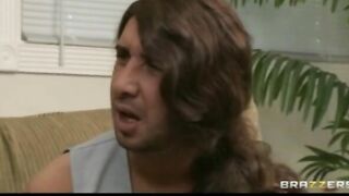 Cheating Huge-tit Dark Hair milf Skank Fucks Daughter's Boyfriend's Long-penis