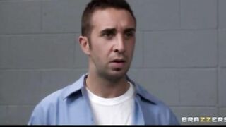 Huge Tit Blonde Prison Guard Tells Inmate to Nailed her Soak Snatch - Brazzers