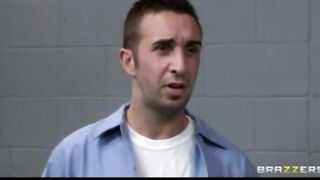 Huge Tit Blonde Prison Guard Tells Inmate to Nailed her Soak Snatch - Brazzers