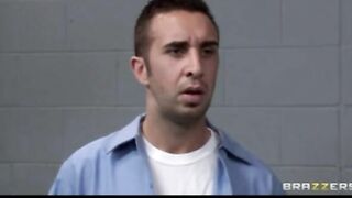 Huge Tit Blonde Prison Guard Tells Inmate to Nailed her Soak Snatch - Brazzers