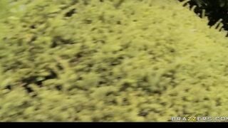 Turned On French Dark Haired Cunt With Mouth Fucked inside 3 Way inside Garden Public - Brazzers