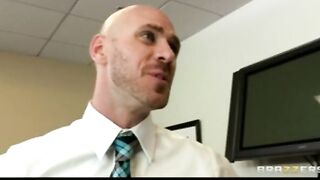 Freaky Huge-tit Blonde mom Fucks Employee's Long-cock into the Office