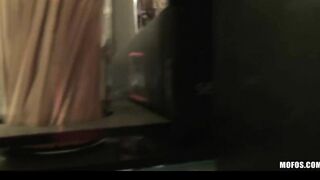 Beauty Young dark haired thot caught changing fucks long cock into a store
