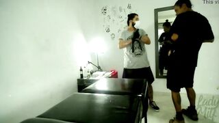 I inked my butt on instagram live, look at the result