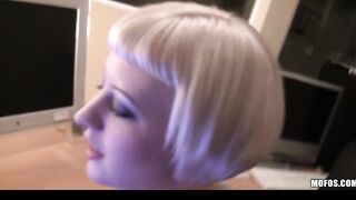 Big Boobed blonde 19 year old mistress got boned into the booty