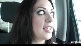Bombshell big titted thot lover masturbates inside outdoors then fucked