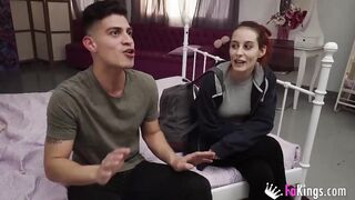 TEENAGE RED HAIRED wants a PORN DEBUT!! Jason explains her what this is about ;-D