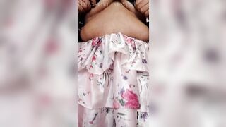 Chubby cunt with mouth with kimono