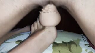 I jump on cock, masturbate cunt and cum