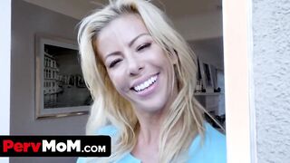 PervMom - Blonde Mom With Big Titties Gets Rammed Rough