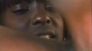 Women gets cock into all holes for mouth full of cream