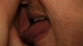 BBW dark hair has three-way with 2 muscular bi sexual males