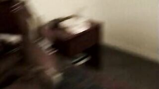 Hoe decides to take dick after unsuccessful masturbation