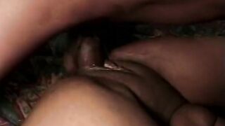 Hoe decides to take dick after unsuccessful masturbation