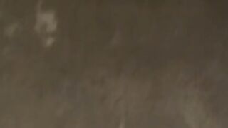 Dark Hair blows bro's dick while second guy fucks her from