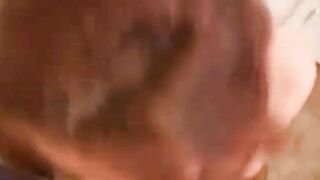 Teens skank blows on cock and jerks it off