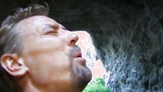 Yoha Galvez give a deep fellatio and fucks inside a cave