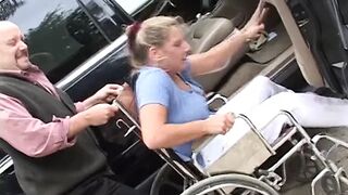 Freaky nympho gets her tight vagina licked then slammed
