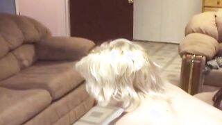 old lovers with younger blonde - wifey and girlfriend threesome