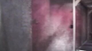 Bae domina into leather witha crazy sexy body slides bro into clamp