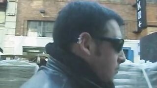 Bae domina into leather witha crazy sexy body slides bro into clamp