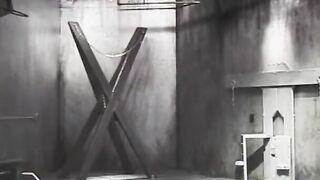 Bae domina into leather witha crazy sexy body slides bro into clamp