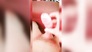Mexican man masturbating his Latino dick
