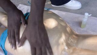 Hispanic Nailed - Big Boobed teenagers Chavon Taylor has interracial sex