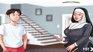 SummertimeSaga - Nun Asking To Buy Sex Toy E3 # 11