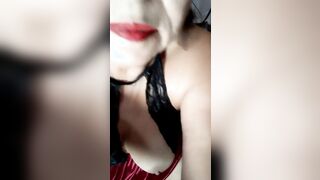 Admirer gifted a glass vibrator!! My huge unshaved cunt loves it!