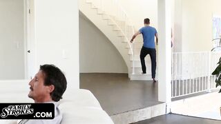 Foxy Blonde Stepmom Seduced And Screwed Her Stepson