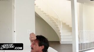 Foxy Blonde Stepmom Seduced And Screwed Her Stepson