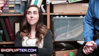Small Shy Dark Haired Lets The LP Officers Pound Her Tight Vagina