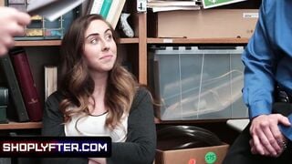Small Shy Dark Haired Lets The LP Officers Pound Her Tight Vagina