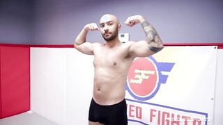 Naked Fight As Lily Lane Wrestles Oliver Davis And Is Boned