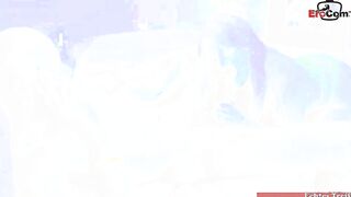 Anal jizzed for the big tit blonde Mom from the fat bbc