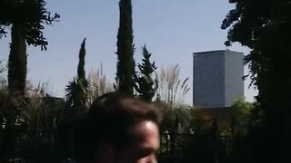 milf moans with satisfaction while getting pounded public