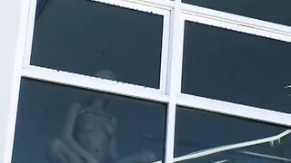 Guy anal fucks turned on c-cup blonde then she's double-screwed