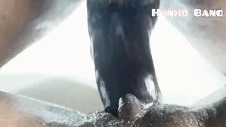 Busted a Long Nut on her juicy soak Snatch