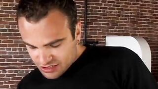 3 dudes take turns butt fucking and double penetrating