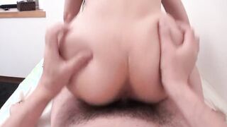 Japanese satisfaction - Rikako is happy if her BF fucks
