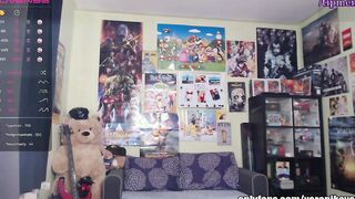 Lusty gamer bimbos with mega long titties inside twitch stream