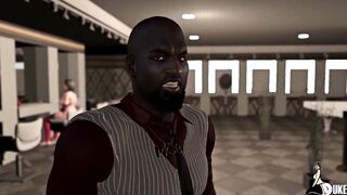 Rich african men share a bunch of instagram thots at a party