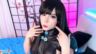 Сosplay Reika Shimohira from Gantz Was Facefucked and Spanked Rough on Sweet Booty pov