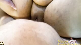 BIG Breast Black Hot -Booty Plugged - Booty Banged! - Throat Nailed - Masturbates pov Close Up Bdsm Orgasm During Porn Audition