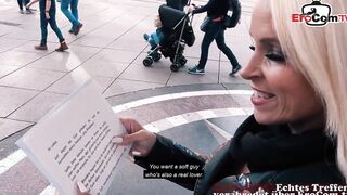 Petite blonde german Mom pick up for a 1 night stand