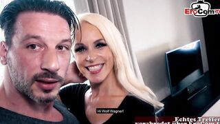 Petite blonde german Mom pick up for a 1 night stand