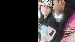 Lesbo Give Friend Hand Job Inside Vehicle