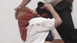 Filthy mature bitch is professional cocksucking and fucking