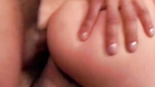 Turned On stud gets ridden by a Hot barely legal on the couch